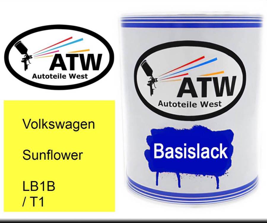 Volkswagen, Sunflower, LB1B / T1: 1L Lackdose, von ATW Autoteile West.